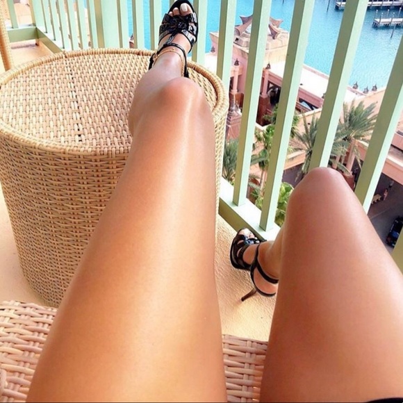 Saint Laurent Tribute Patent Platform Sandals - Picture 8 of 11